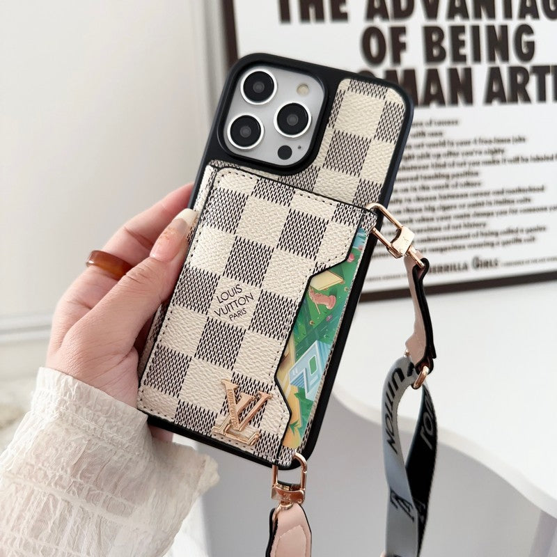 Lou sidekortpose Crossbody Color iPhone Case