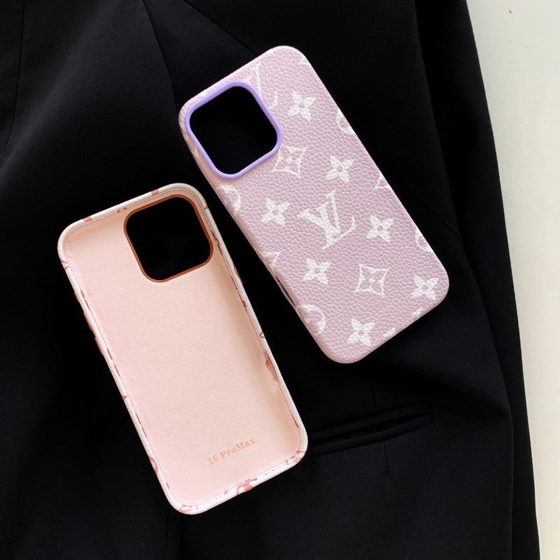 Lou leður iPhone mál