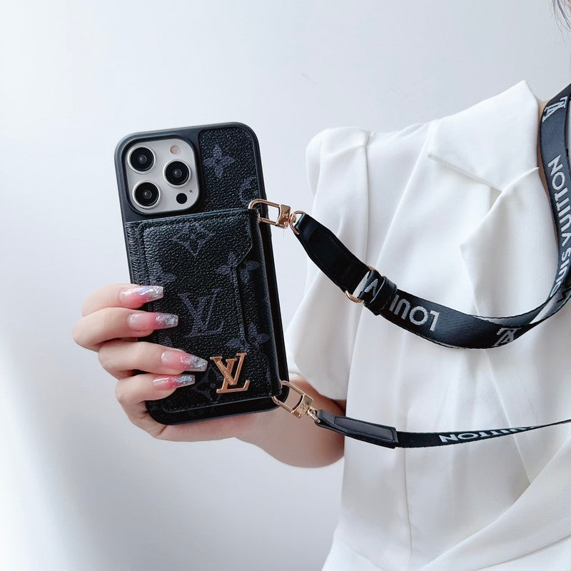 Lou sidekortpose Crossbody Color iPhone Case