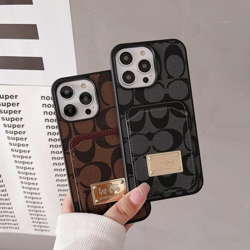 COA Card Bag Leather iPhone Case