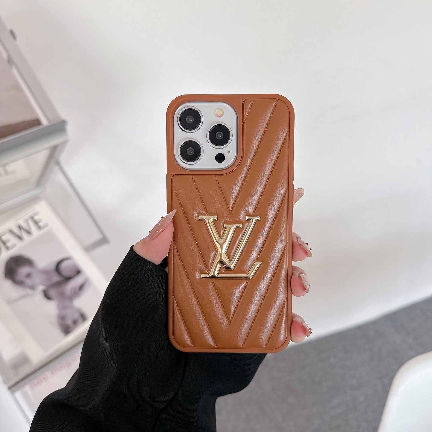 Lou lederen iPhone -hoesje