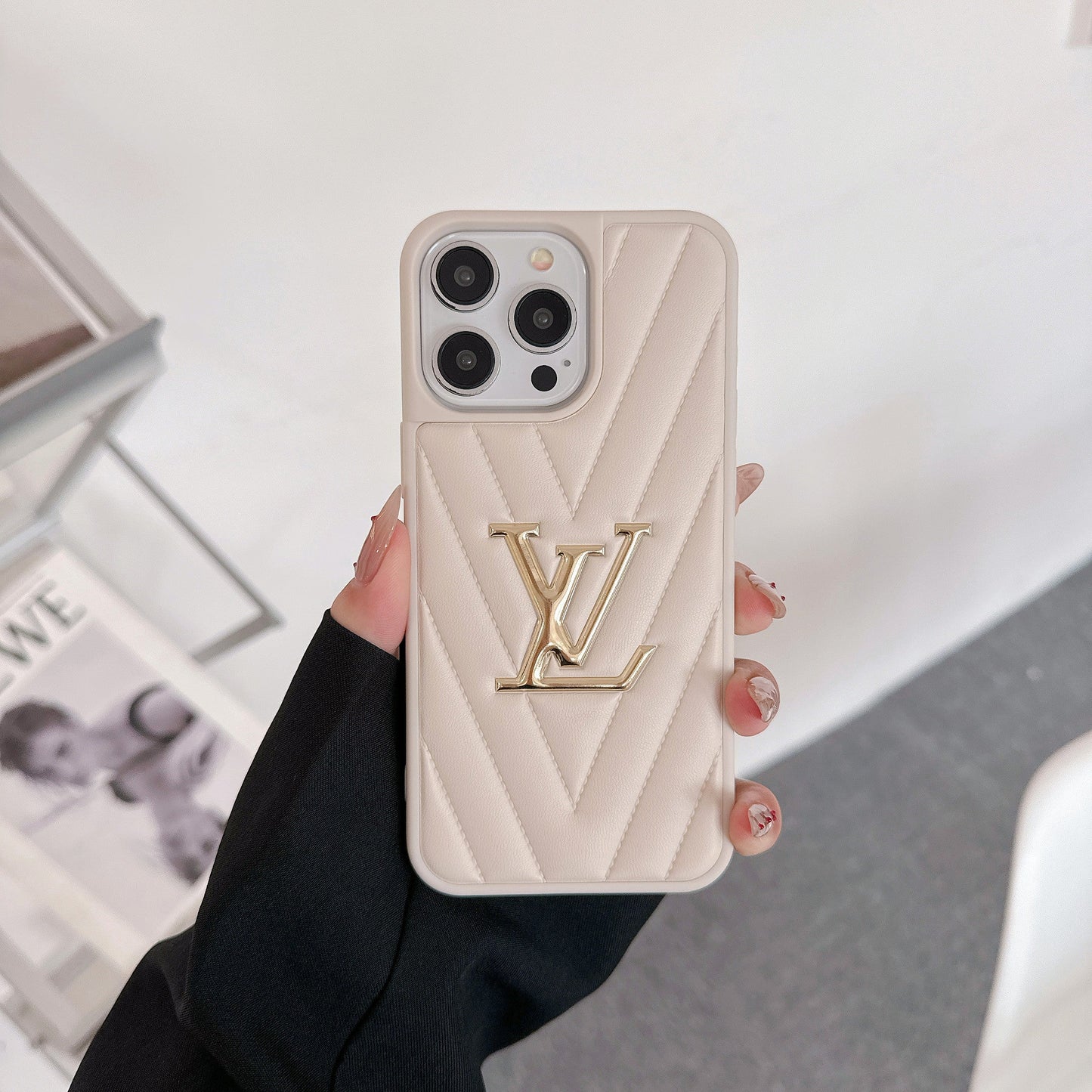 Lou lederen iPhone -hoesje