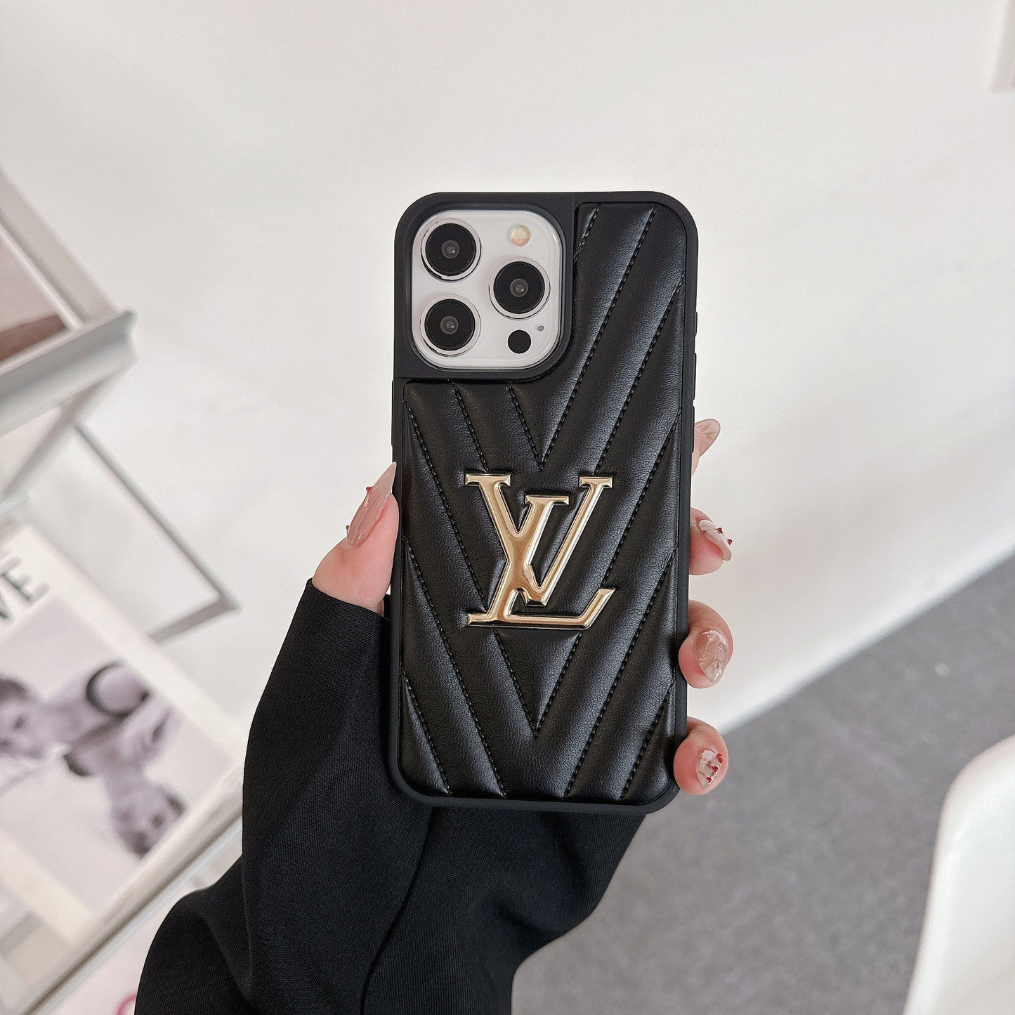 Lou lederen iPhone -hoesje