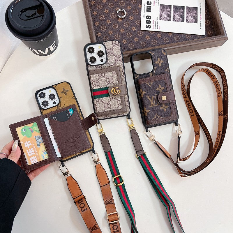 Casa para iPhone de bolsa de cartão GG