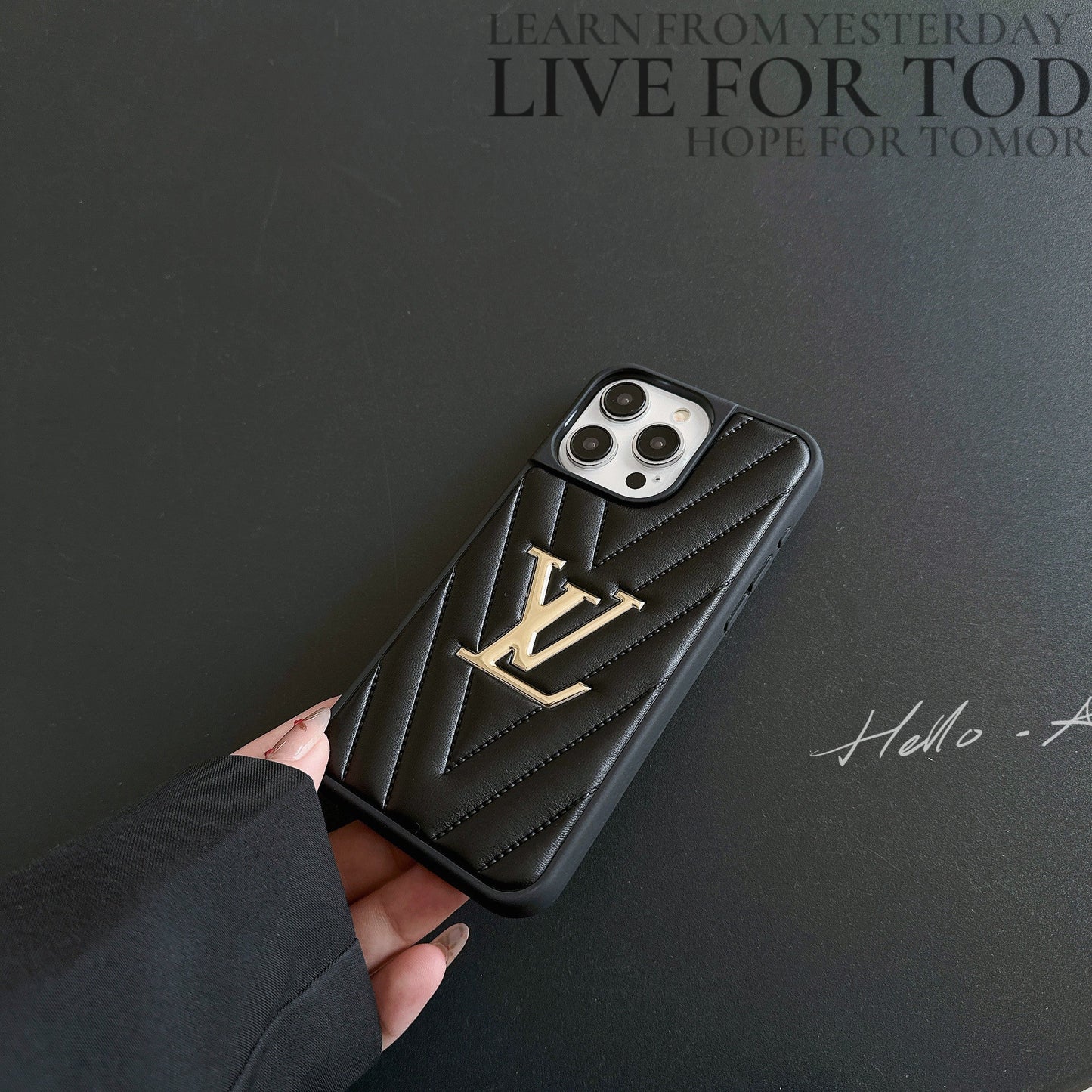 Lou lederen iPhone -hoesje