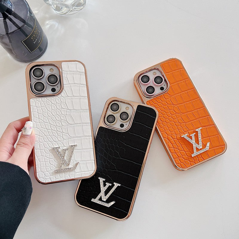 Lou Diamond Logo Rose Gold iPhone