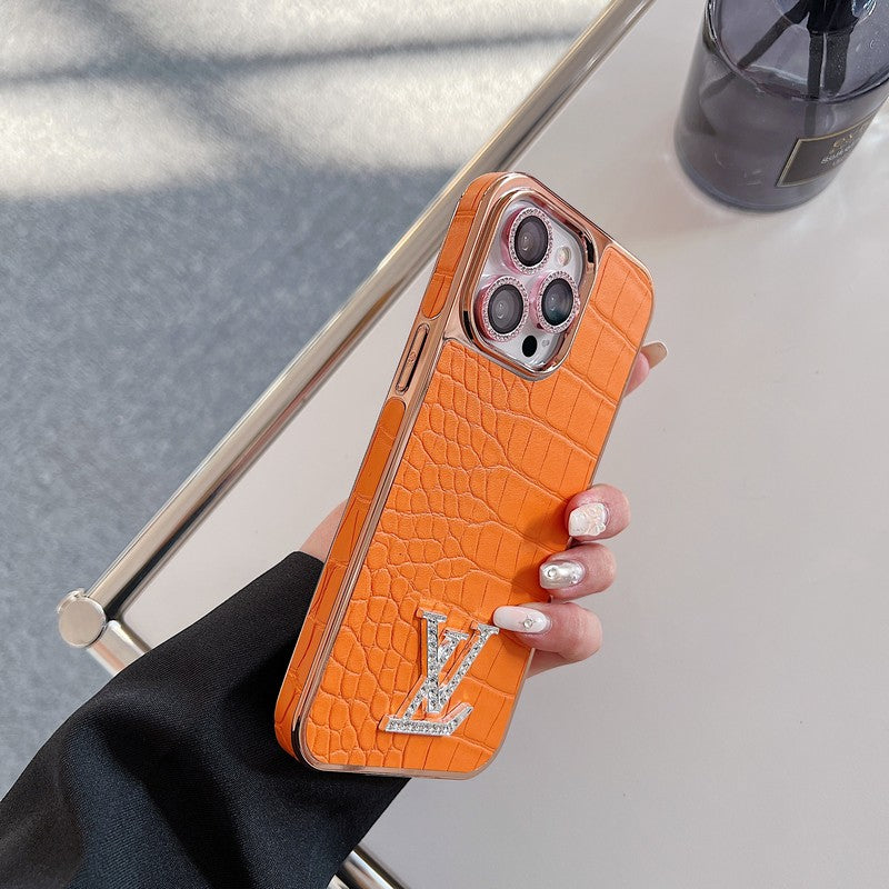 Lou Diamond Logo Rose Gold iPhone