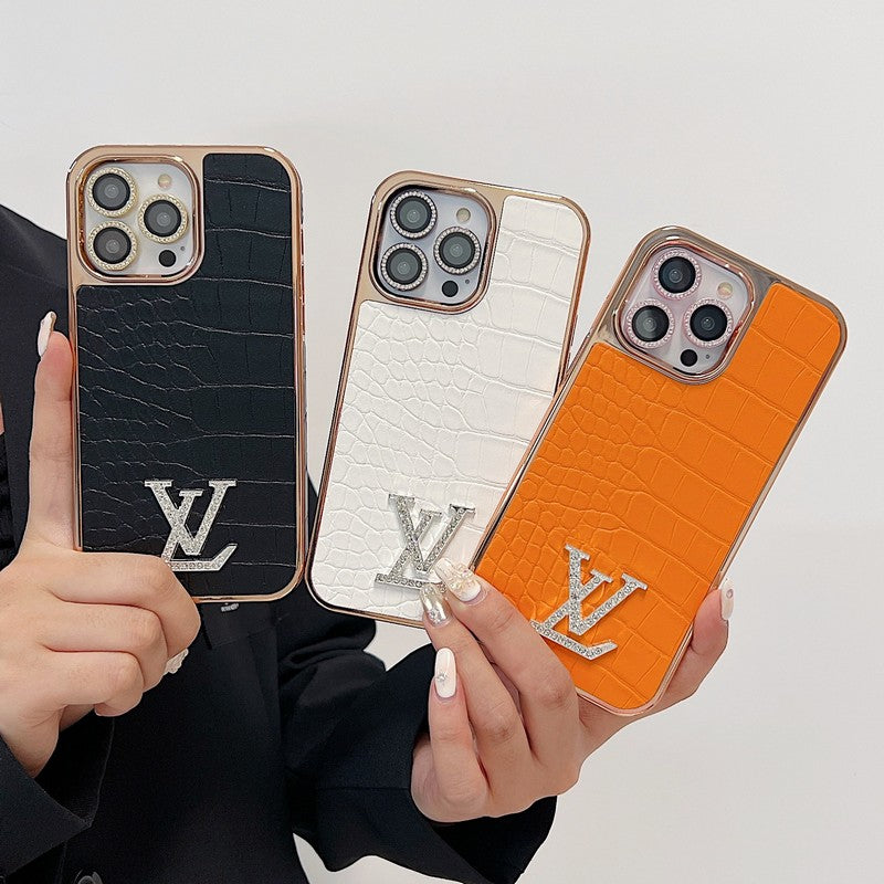 Lou Diamond Logo Rose Gold iPhone