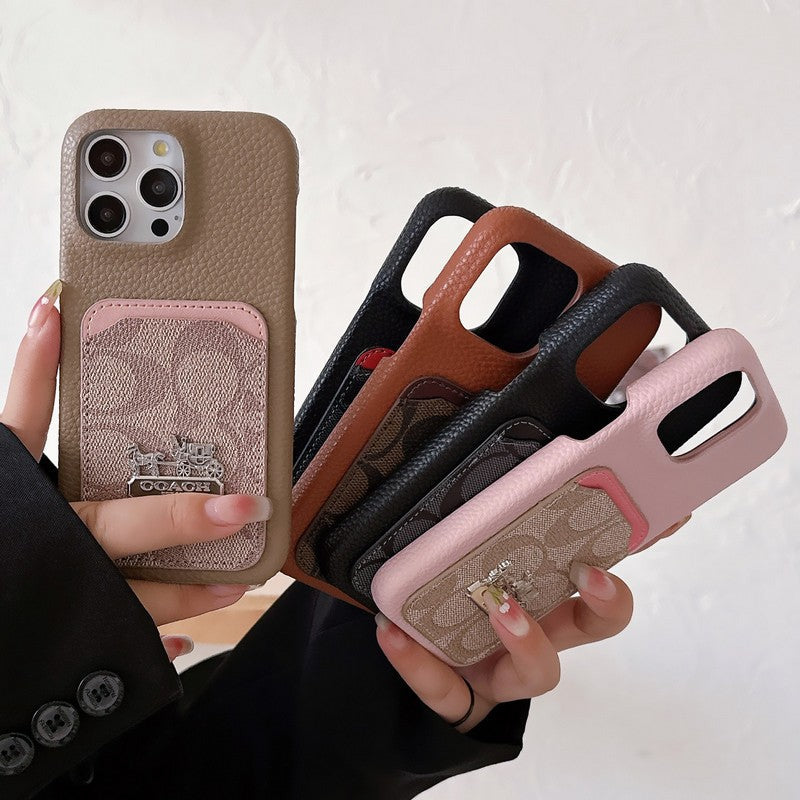 Coa saco de couro para iphone de couro