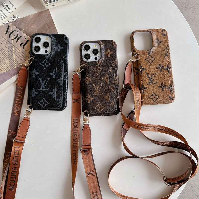 Lou Card Bag Crossbody Classic iPhone -sak
