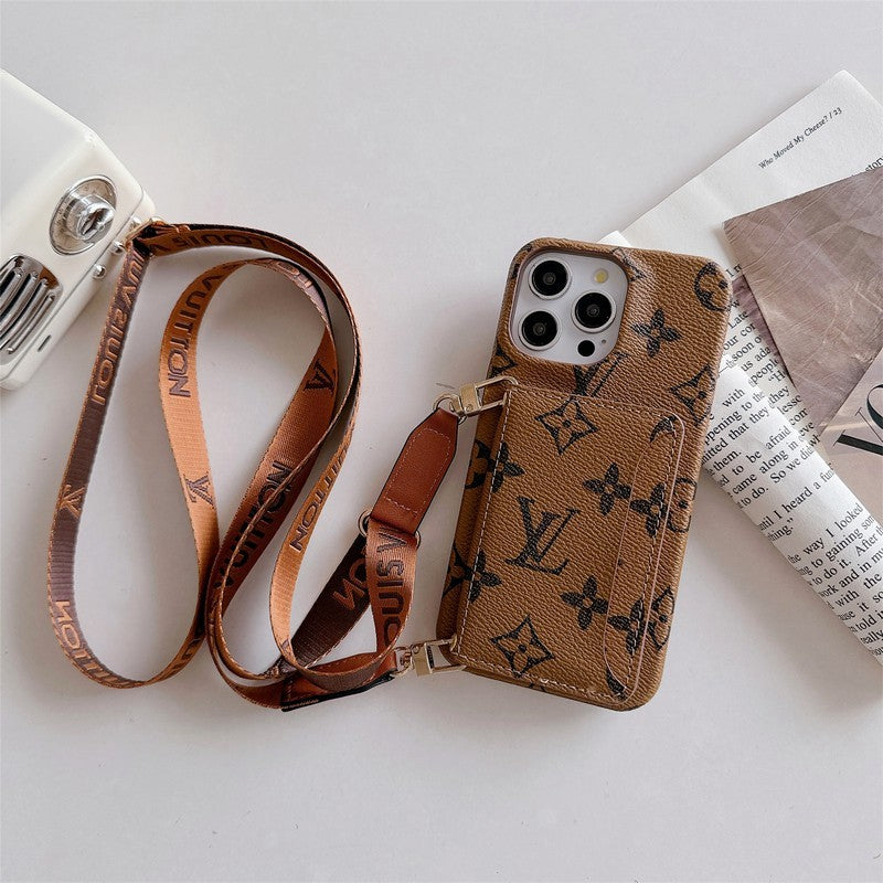 Lou Card Bag Crossbody Classic iPhone -sak