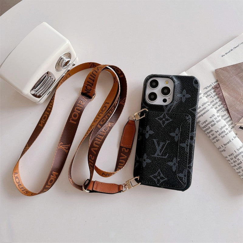 Lou Card Bag Crossbody Classic iPhone -sak