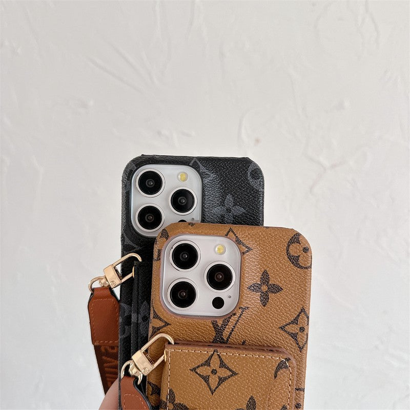 Lou Card Bag Crossbody Classic iPhone -sak