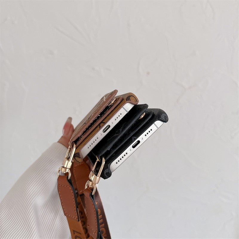 Lou Card Bag Crossbody Classic iPhone -sak