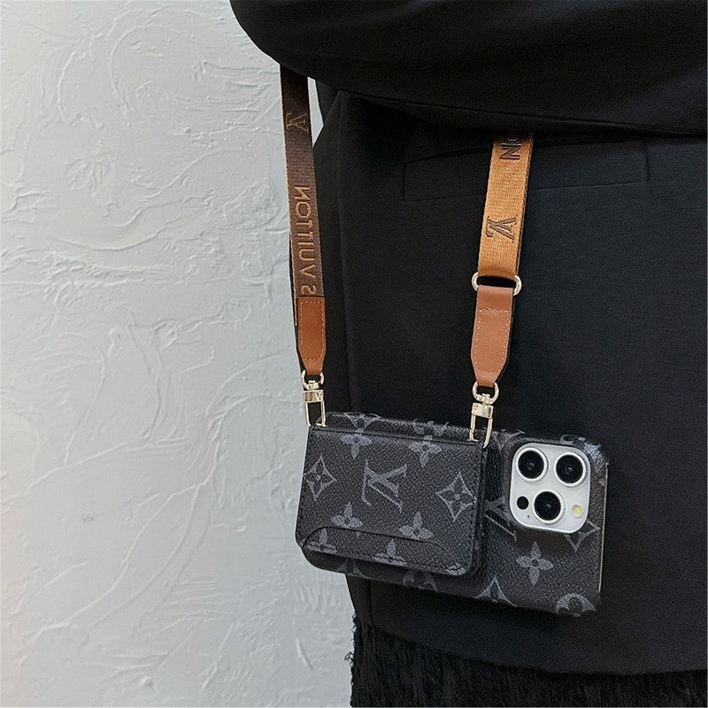 Lou Card Bag Crossbody Classic iPhone -sak