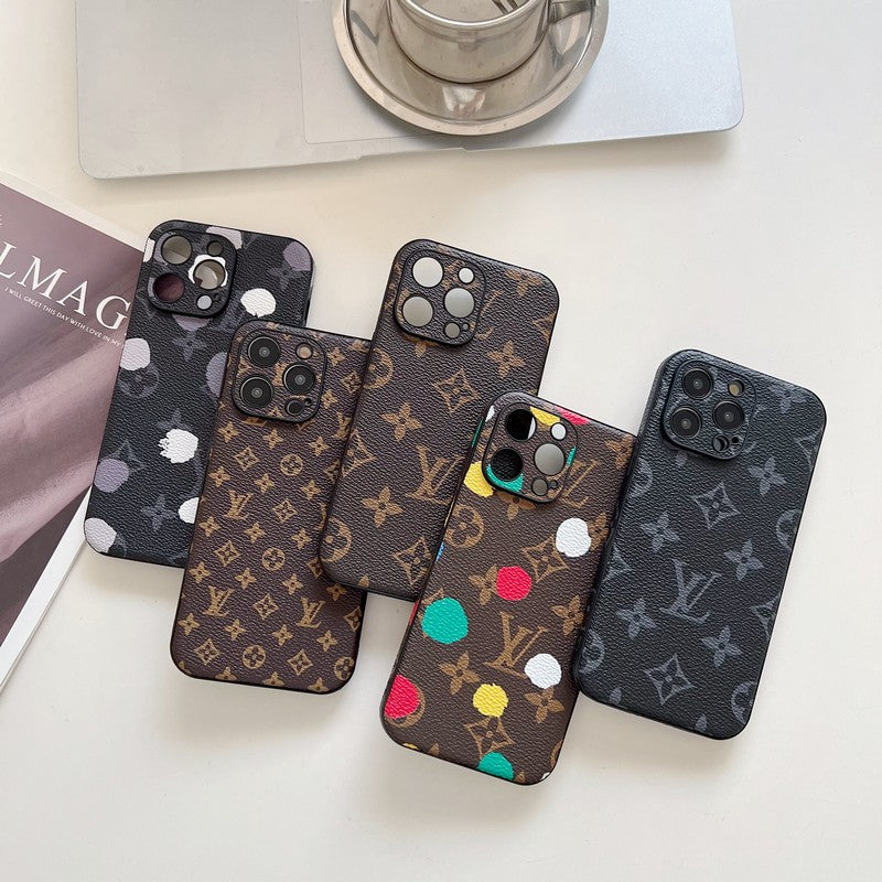 Lou Classic Color Leather iPhone -veske