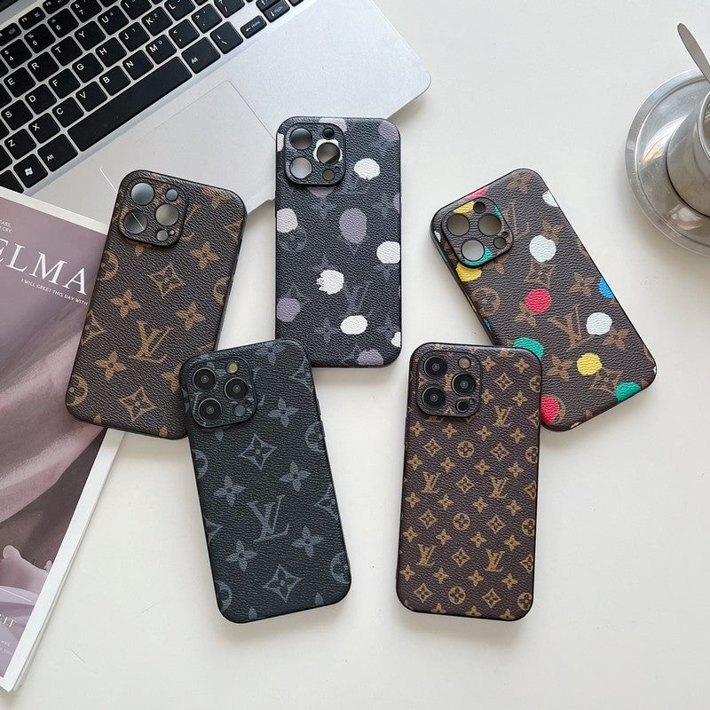 Lou Classic Color Leather iPhone -veske