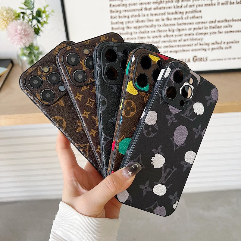 Lou Classic Color Leather iPhone -veske