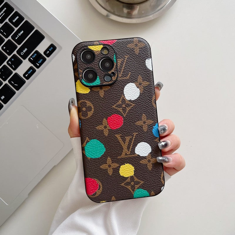 Lou Classic Color Leather iPhone -veske