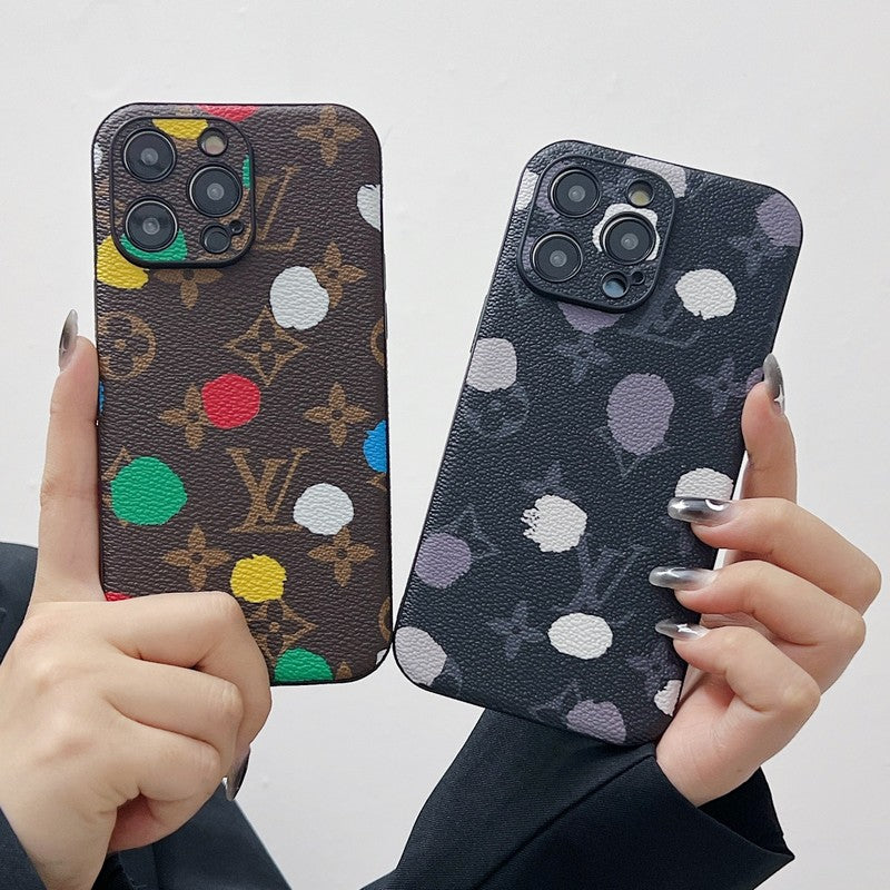Lou Classic Color Leather iPhone -veske