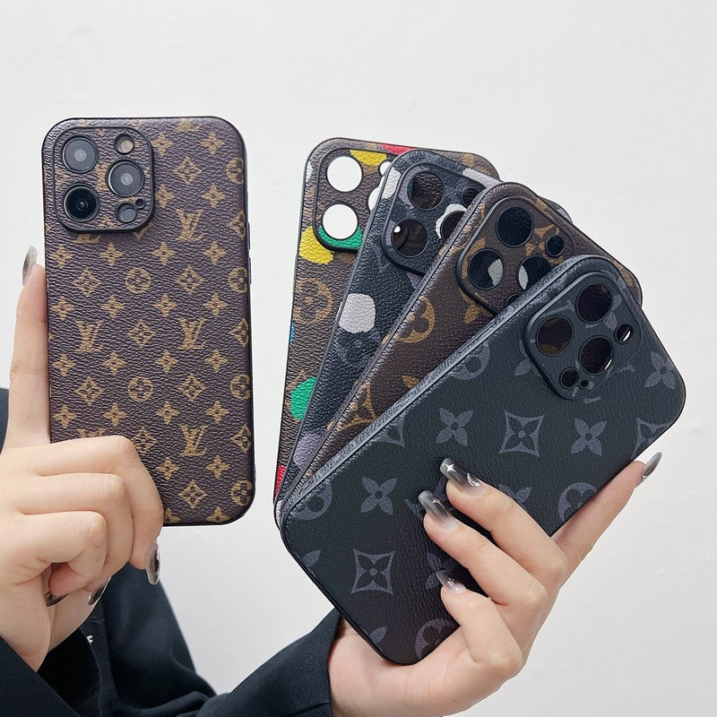 Lou Classic Color Leather iPhone -veske