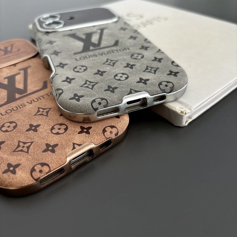 Lou Brown & Svart farget skinndeksel til iPhone