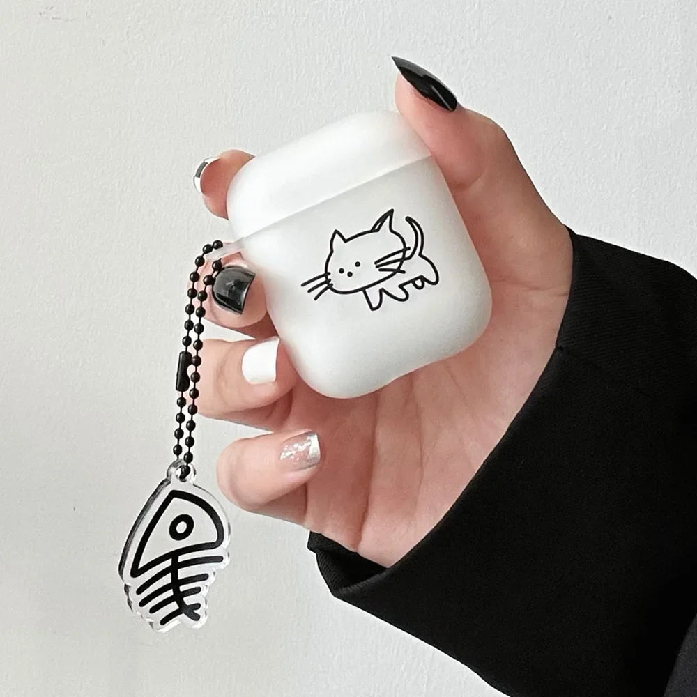 Cat Case voor AirPods 1/2/3 Cover AirPods Pro 2 Case