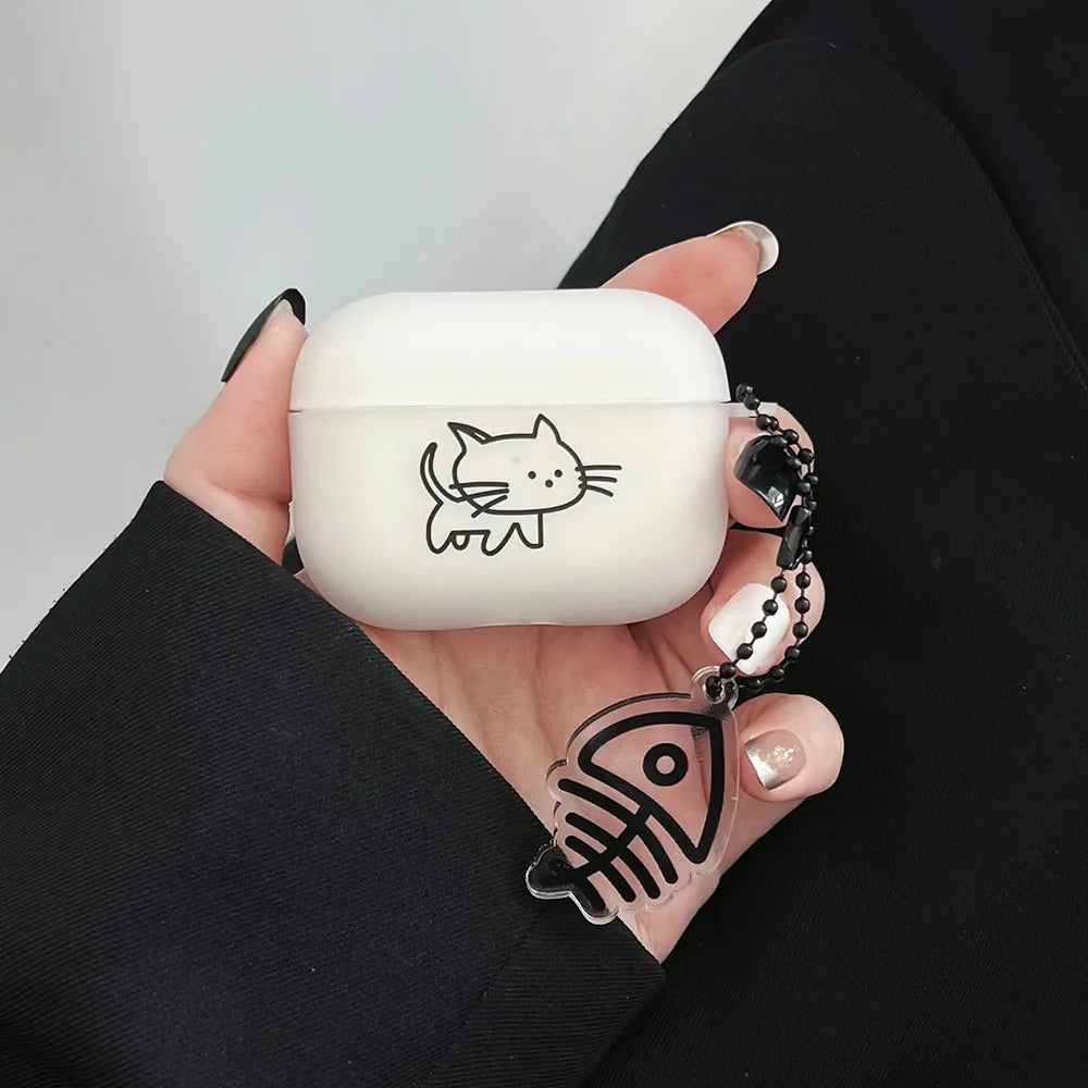 Cat Case voor AirPods 1/2/3 Cover AirPods Pro 2 Case