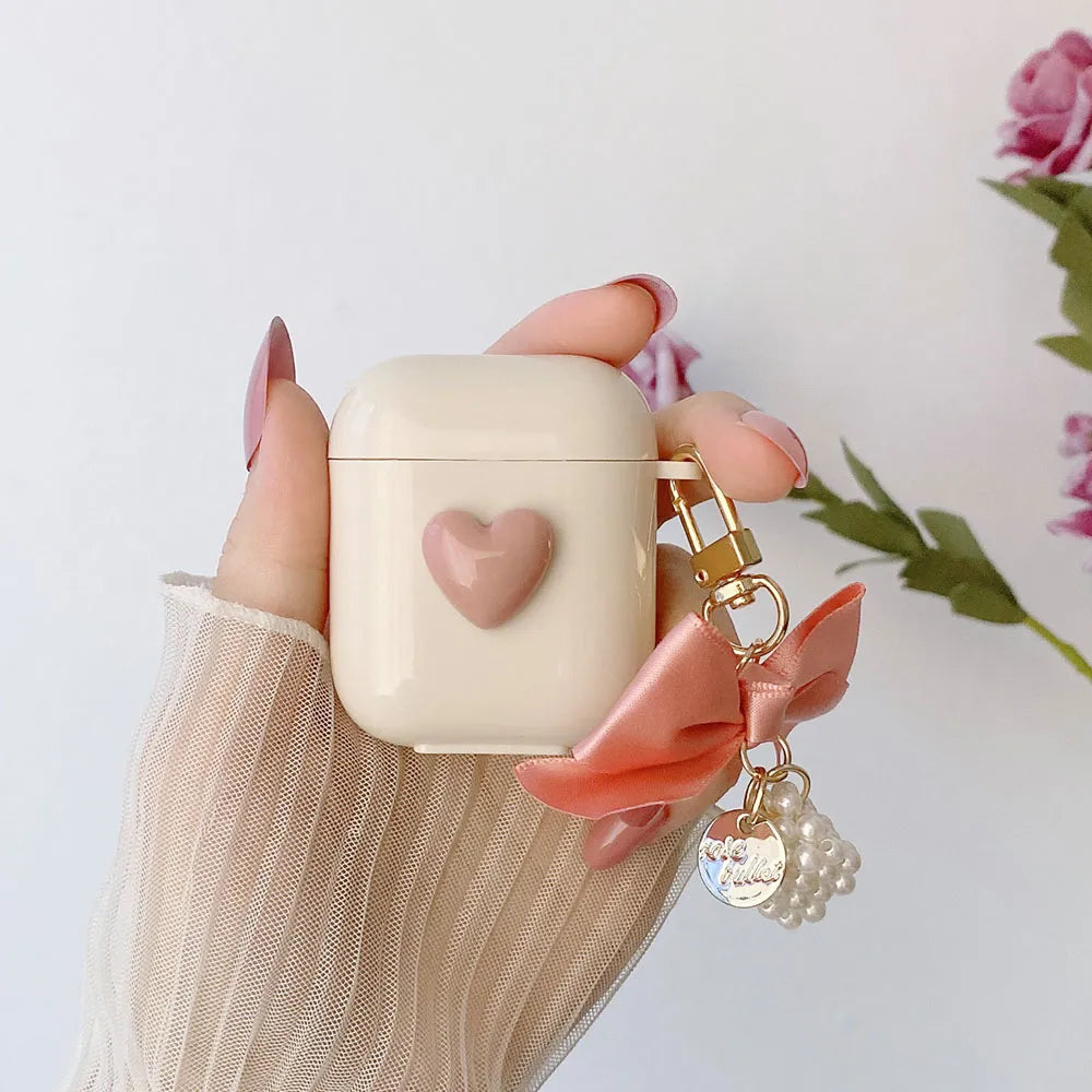 Keychain -dekking voor Apple AirPods 2 Pro 3 3e generatie oortelefoonbehuizing