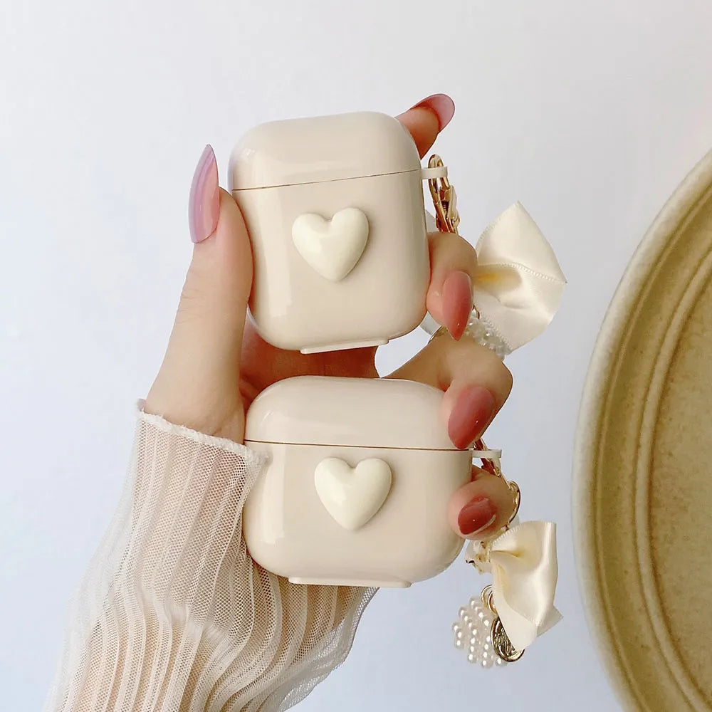 Keychain -dekking voor Apple AirPods 2 Pro 3 3e generatie oortelefoonbehuizing