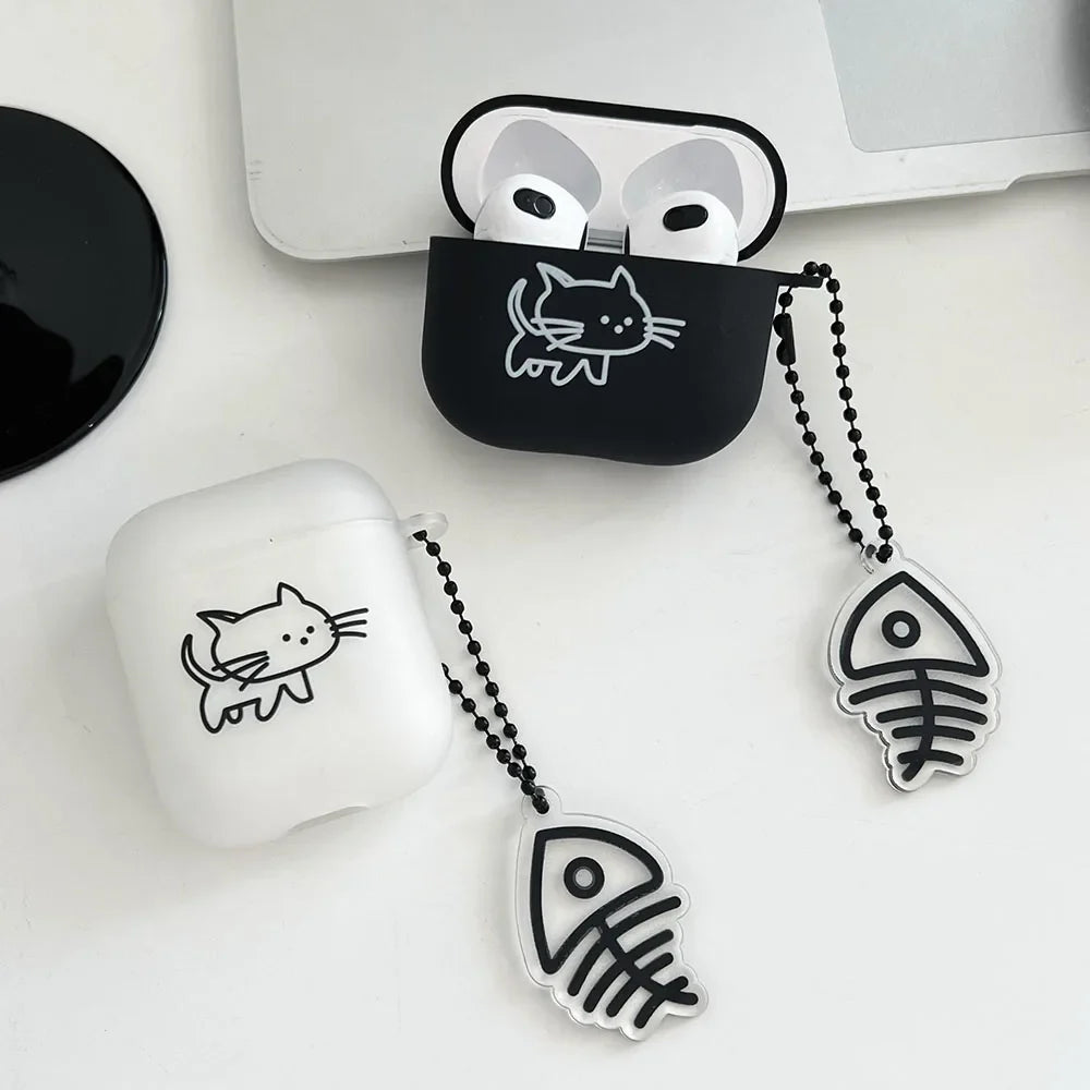 Cat Case voor AirPods 1/2/3 Cover AirPods Pro 2 Case