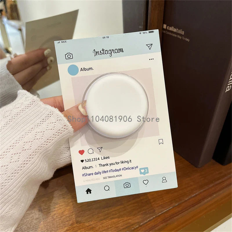Søt silikonrund for magsafe magnetisk telefongriptok