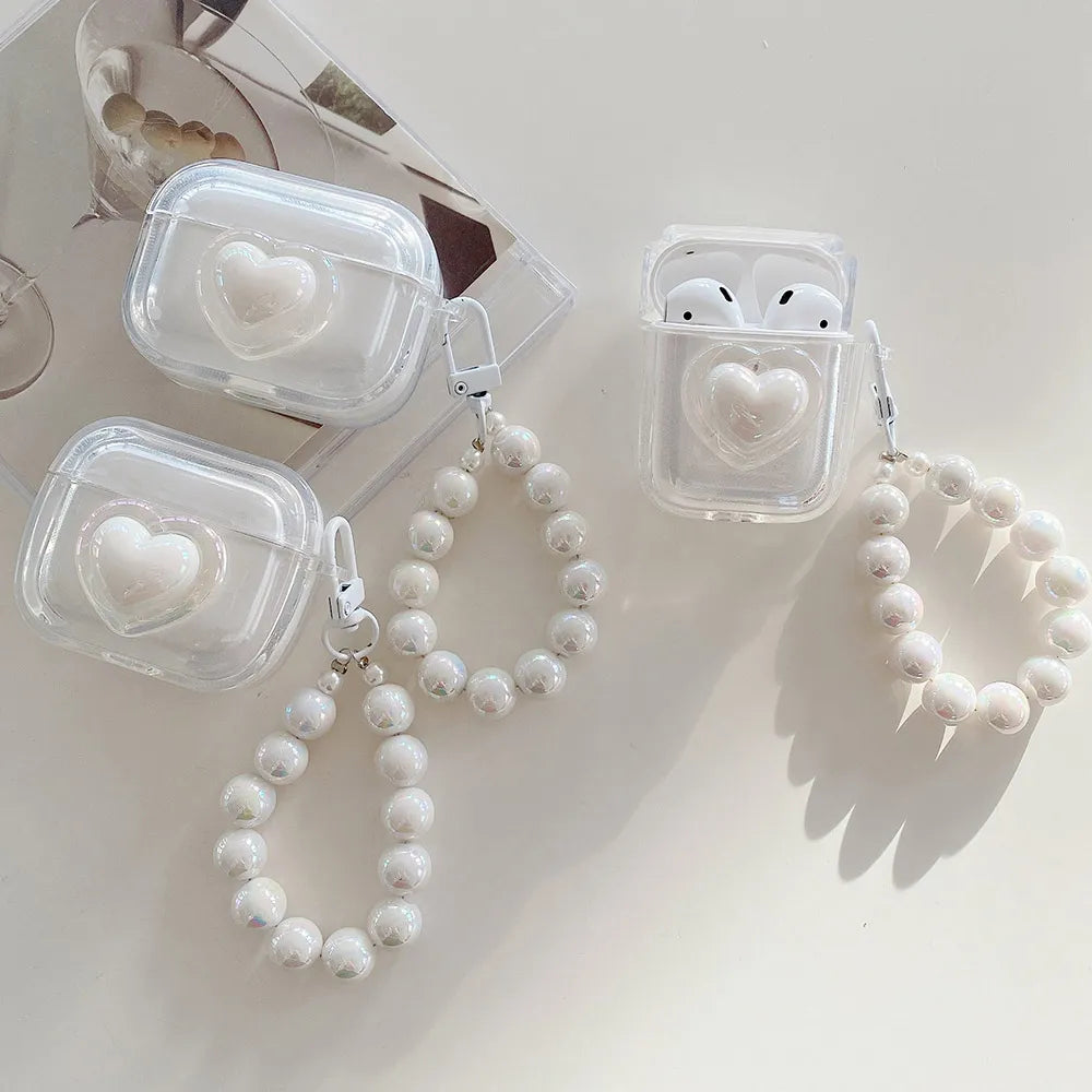 Oortelefoonkoffer voor AirPods 2 Pro 3 Generation Headset Cover voor AirPods Keychain