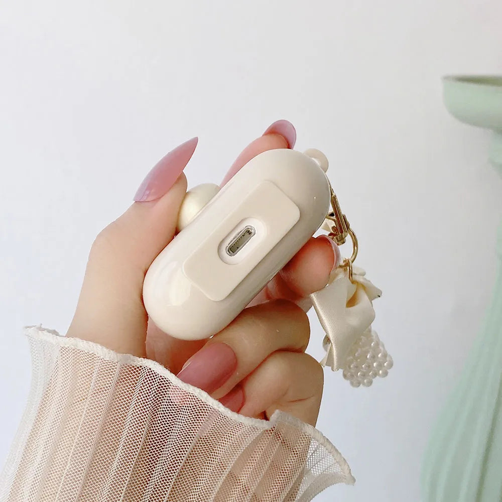 Keychain -dekking voor Apple AirPods 2 Pro 3 3e generatie oortelefoonbehuizing