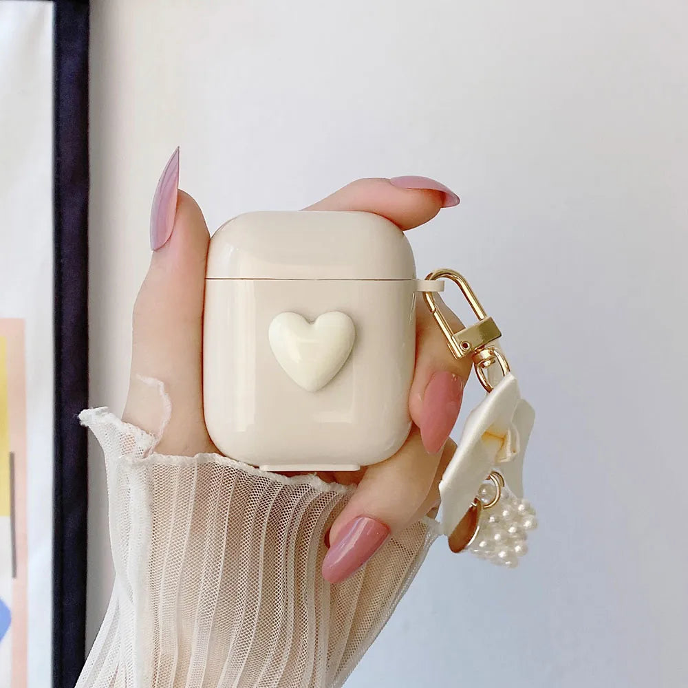 Keychain -dekking voor Apple AirPods 2 Pro 3 3e generatie oortelefoonbehuizing