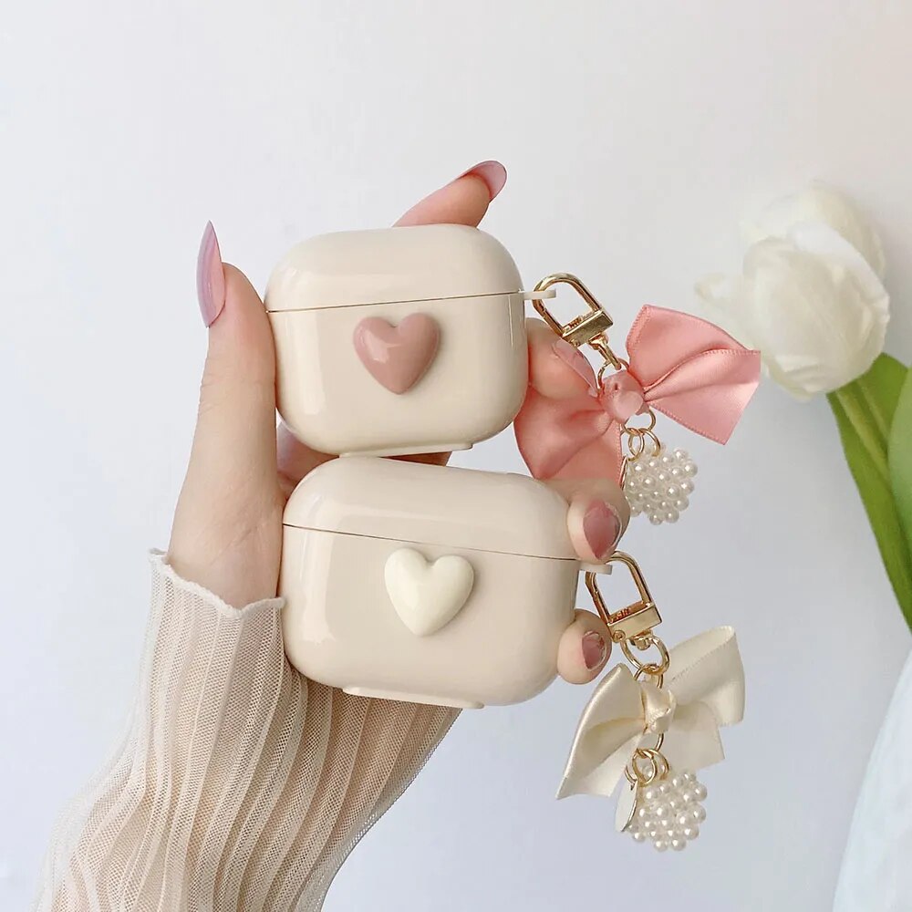 Keychain -dekking voor Apple AirPods 2 Pro 3 3e generatie oortelefoonbehuizing