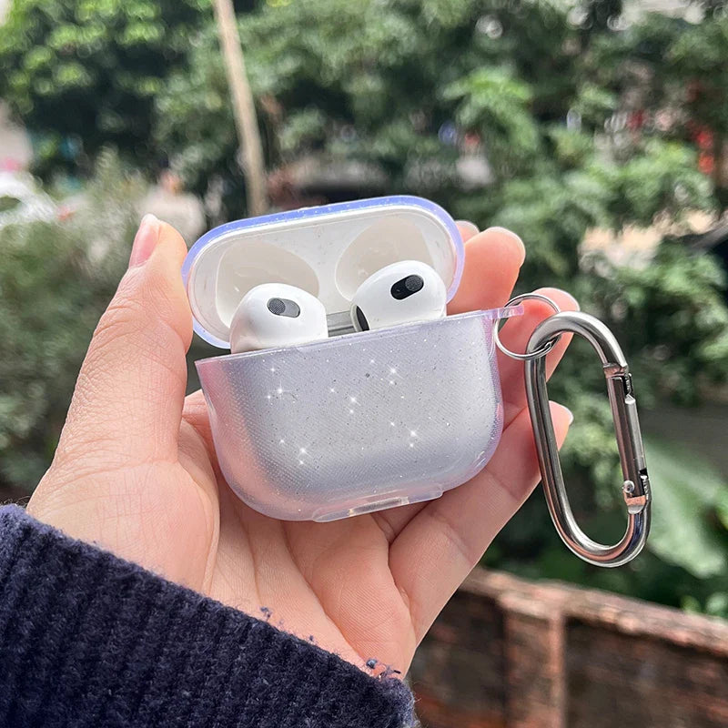Lærhylse Søt øretelefonveske for AirPods 1 2 3 med håndleddet stropp case airpods pro 2