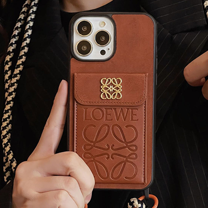 LOE Card Holder Leather iPhone -veske