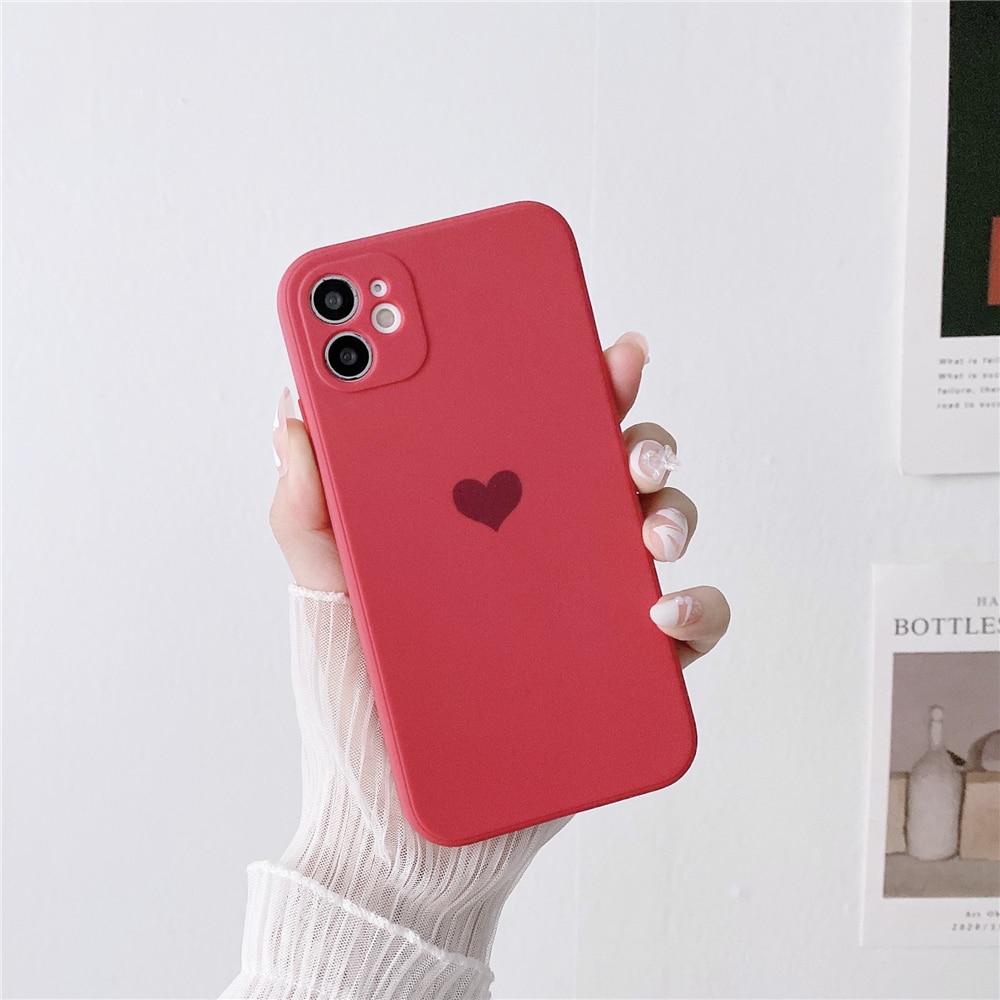 Heart Matte iPhone -sak