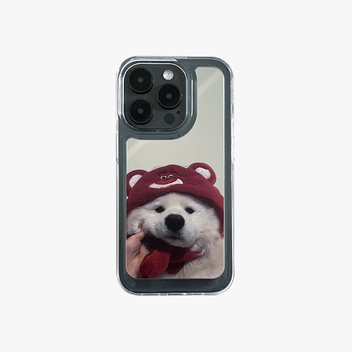 Mirror iPhone Case | Coppia cani samoyed (acquista 2 e ottieni uno sconto del 50%)