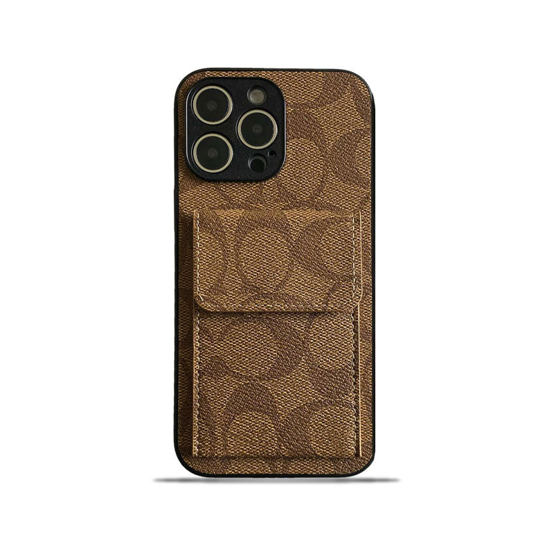 Coach iPhone-sak med Wallet Light Brown-HP240513