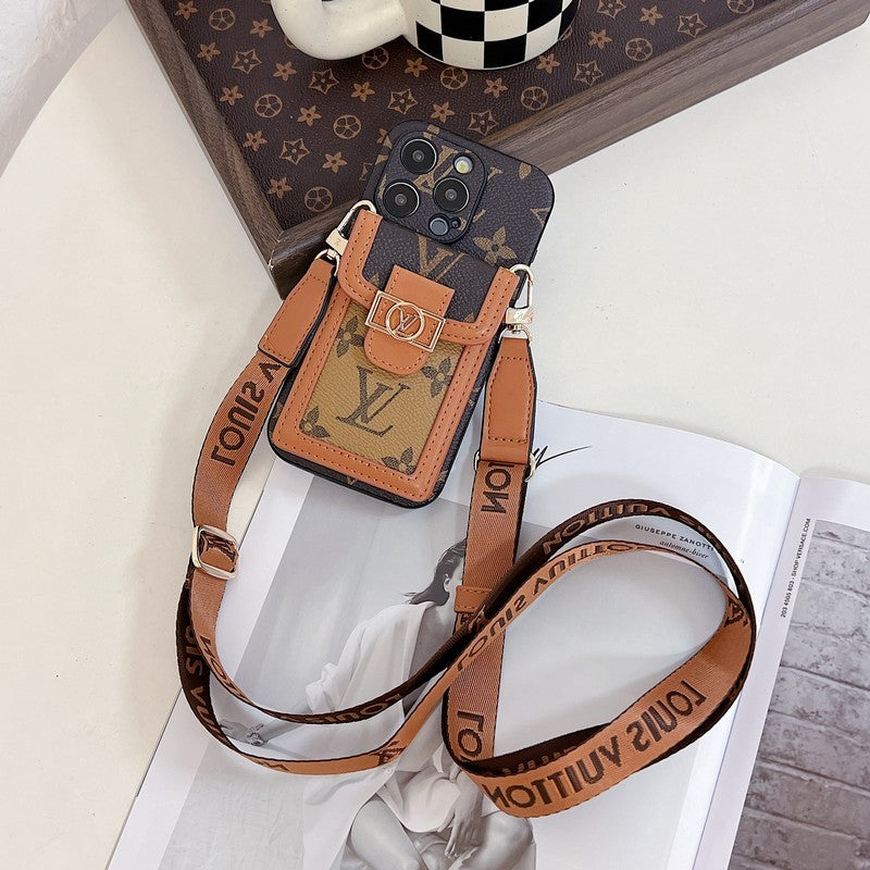 Lou Card Holder Crossbody iPhone -saken