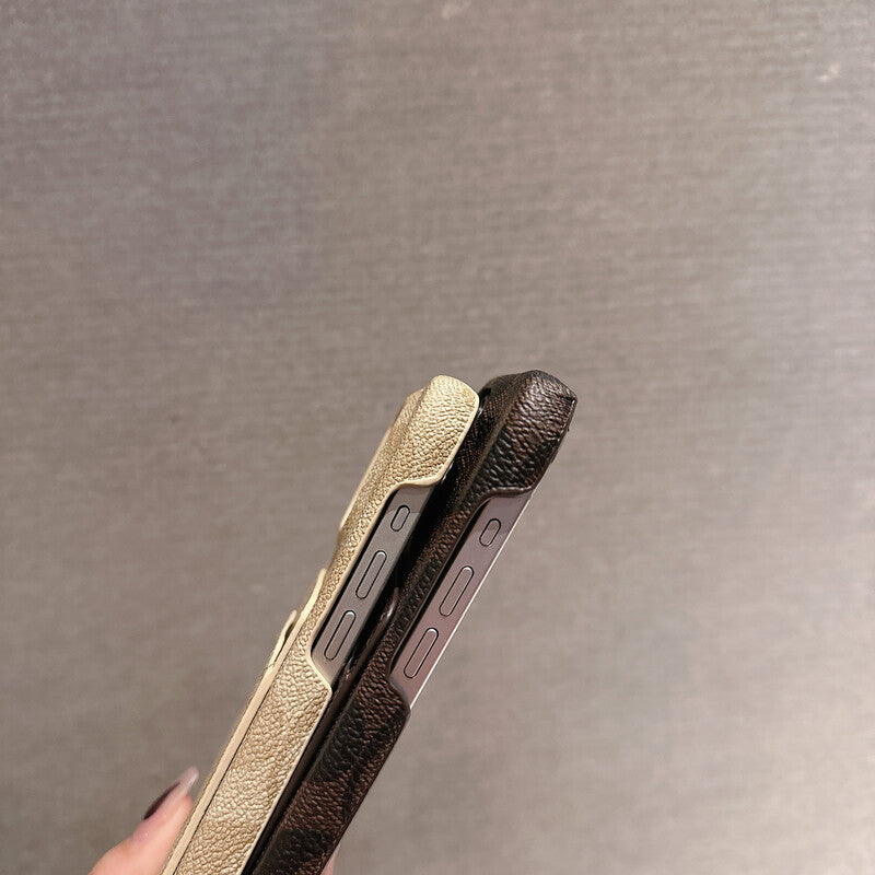 Klassisk trener iPhone -sak med kortholder White -JQB240330