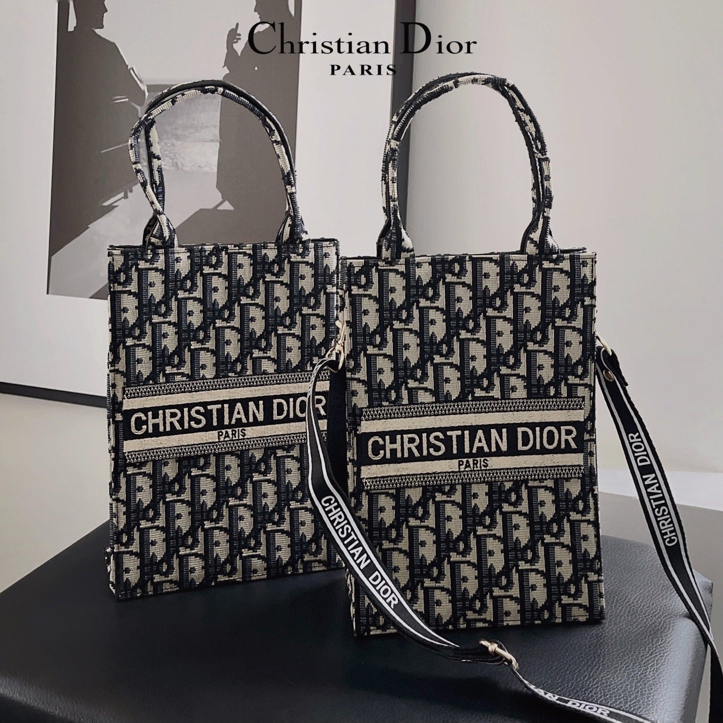Klassieke draagtas met crossbody -band