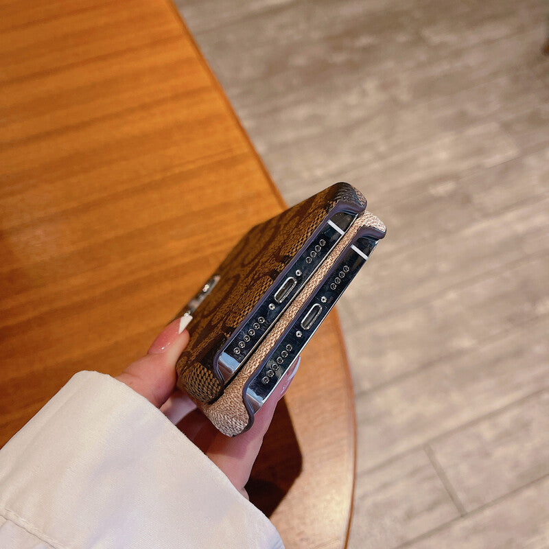 Klassisk trener iPhone Case Brown -JDK241426