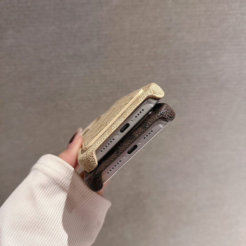 Klassisk trener iPhone -sak med kortholder White -JQB240330