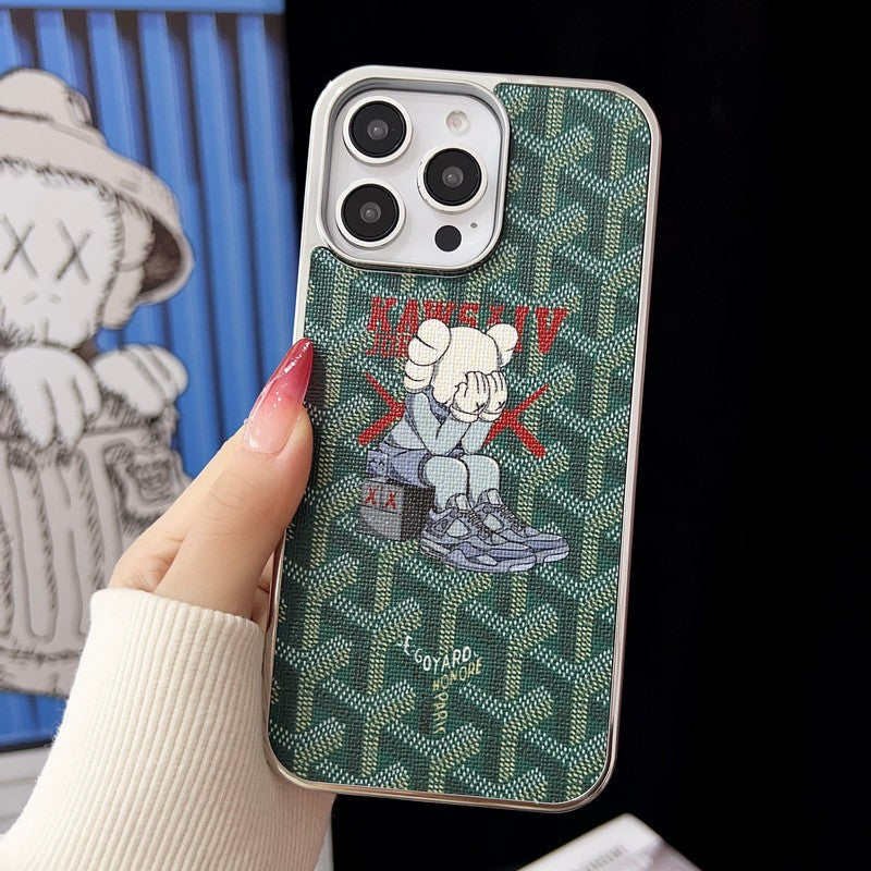 Goya X Kaw hvitt gull iPhone -saken