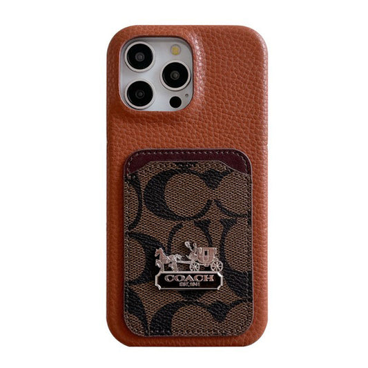 Coa saco de couro para iphone de couro