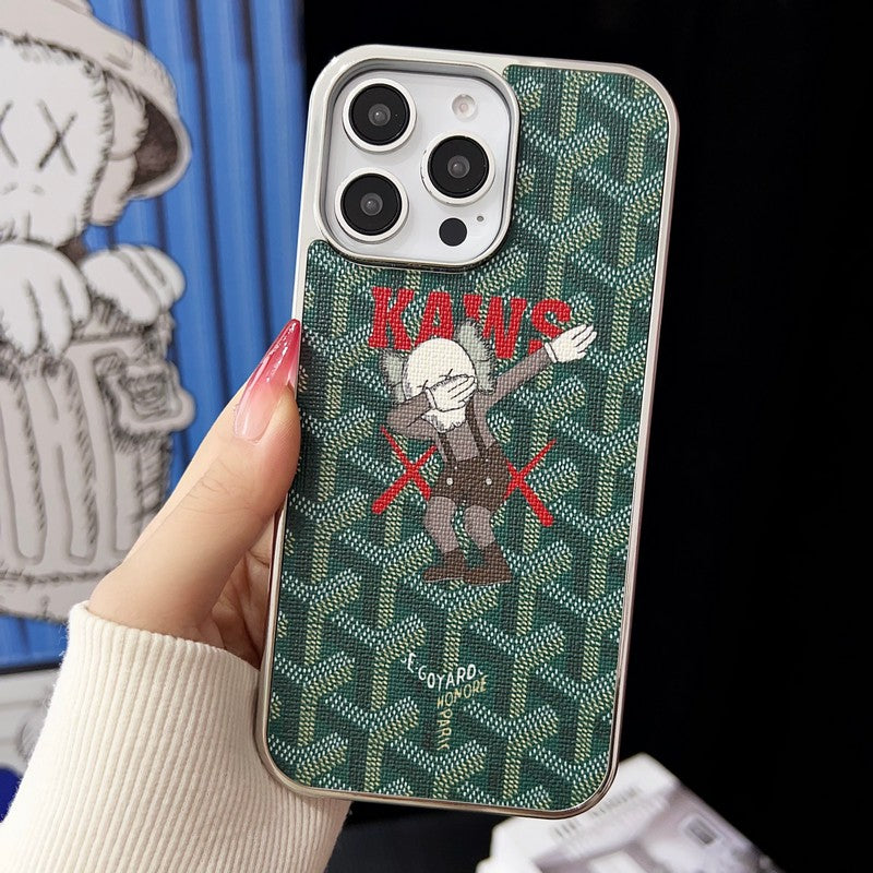 Goya X Kaw hvitt gull iPhone -saken