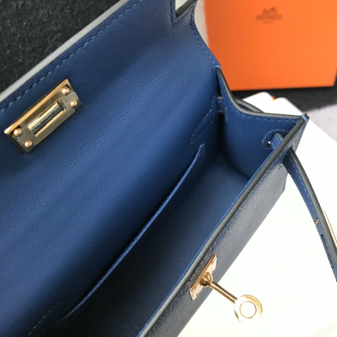 Handle Bag 19cm Blue